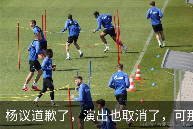 杨议道歉了，演出也取消了，可那句“误会”什么都没解决。