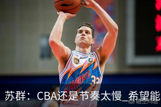 苏群：CBA还是节奏太慢 希望能自觉快起来 哪怕20秒规则不能实现